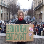 Manifestation contre Le Pen le 5 mars 2004 photo n10 